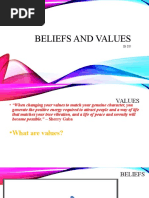 #1-Beliefs and Values