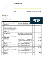 Deliveryhobe - Assignment Sheet: Order Date: 27Th Sep, '20 - 11:01 Am Last Updated: 27Th Sep, '20 - 11:15 Am