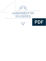 Assignment On Statistics