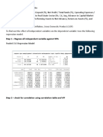 Report Containing Steps of How I Reached The Final Model