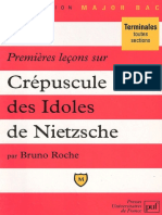 Leçons sur Crepuscule des Idoles de Nietzsche _B- Roche