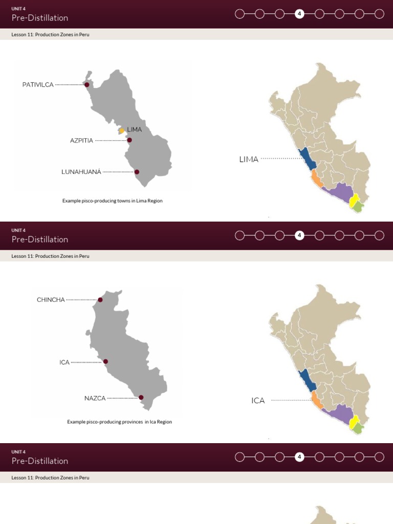 Maps Pisco Regions Peru | PDF