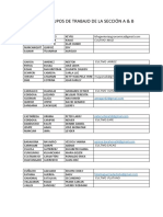 Upa Semilla 2020 Ii Lista de Grupos de Trabajo de La Seccion A y B Manejo y Produccion