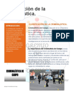 Clasificación de La Criminalística - NN PDF