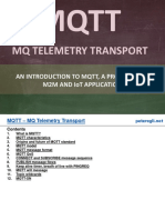 MQ Telemetry Transport: An Introduction To MQTT, A Protocol For M2M and Iot Applications