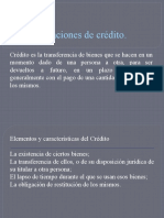 3.2.2 Operaciones de Crédito