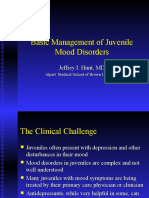 Basic Management of Juvenile Mood Disorders: Jeffrey I. Hunt, MD