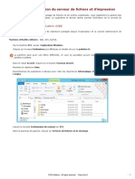 Ateliers: Implémentation Du Serveur de Fichiers Et D'impression