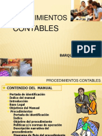 Procedimientos contables