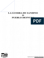 Salomón de La Selva. La Guerra de Sandino o Pueblo Desnudo, 123 Pp.