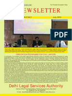 Newsletter: Delhi Legal Services Authority