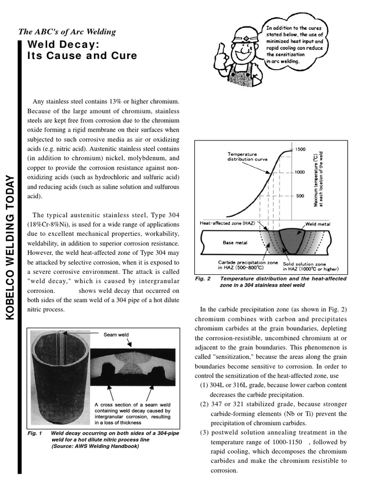 Understanding Weld Decay in Stainless Steel | PDF | Stainless Steel ...
