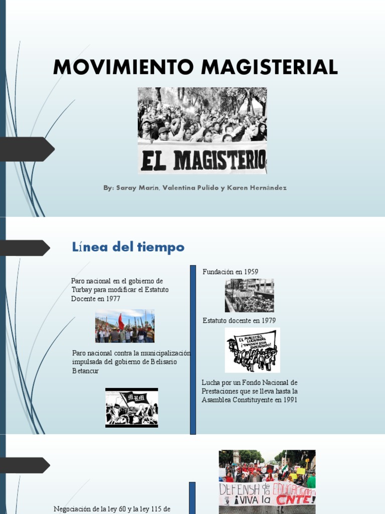 Movimiento Magisterial | PDF
