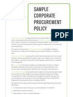 Sample Corporate Procurement Policy
