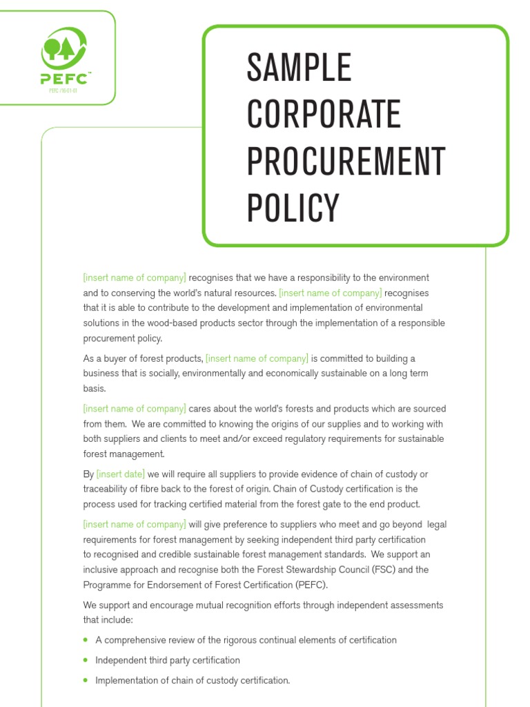sample-corporate-procurement-policy-forest-stewardship-council
