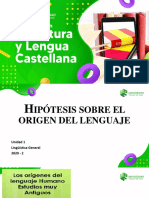 Teorías Sobre El Origen Del Lenguaje PDF