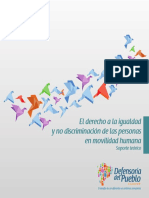 Derecho A La Igualdad y Discriminacion Defensoria Del Pueblo PDF
