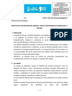 Protocolo Estudios de Danzas Canto Instrumentos Musicales y Teatro 03 Nov