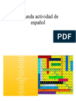 Segunda Actividad de Español PDF