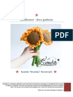 Sunflower - Free Pattern: Kamila "Krawka" Krawczyk