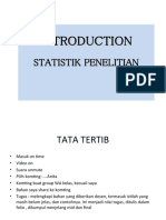 Introduction - Pengenalan - Statistika