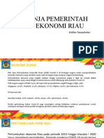 Belanja Pemerintah Dan Ekonomi Riau