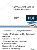 Basic Concepts in Methods in Agricultural Research: Albert P. Ulac Instructor I