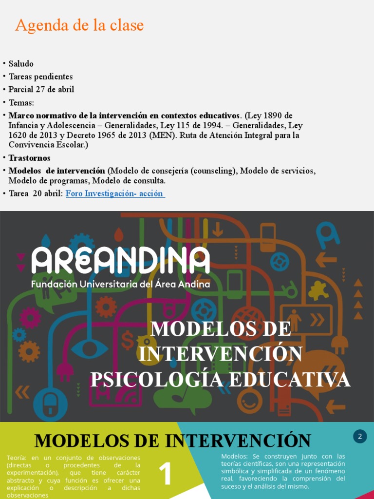 Modelos de Intervención en Psicología Educativa | PDF | Sicología | Teoría
