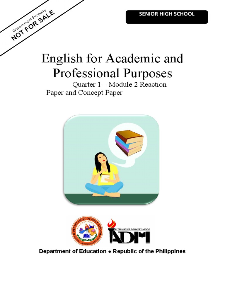 English For Academic and Professional Purposes: Quarter 1 - Module 2 ...
