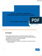 Luis Henry Heras Zárate: Las Acciones Cambiarias Derivadas de Los Títulos Valores