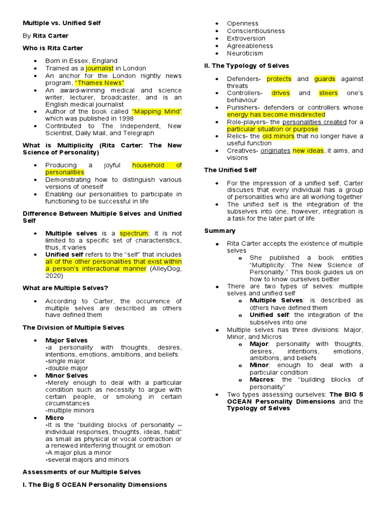 rita-carter-multiple-vs-unified-self-pdf-self-thought