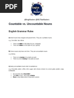 Countable vs. Uncountable Nouns: English Grammar Rules