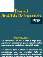 Tema 2. Análisis de Inversión PDF