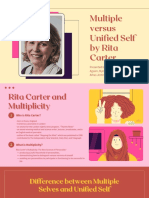 Multiple Vs Unified Self by Rita Carter