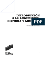 Introduccion A La Linguistica - Historia y - Francisco Marcos Marin
