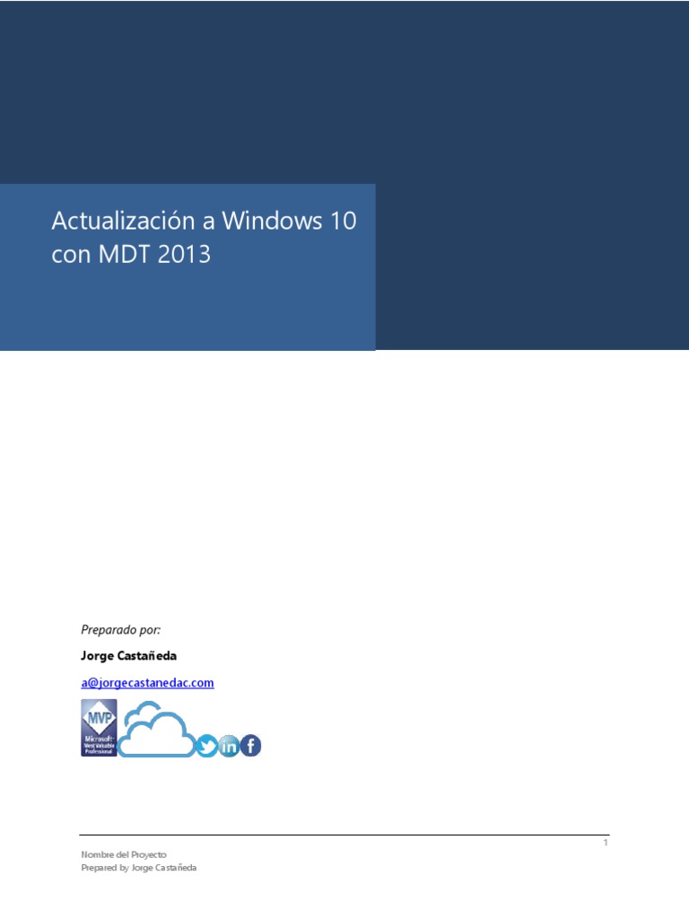 Manual Upgrade A Windows 10 V1 PDF | PDF | Windows 10 | Windows 8