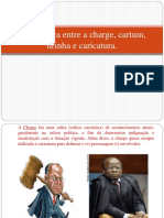 A Diferença Entre Charge, Cartum, Tirinha e Caricatura - Porf Salma PDF