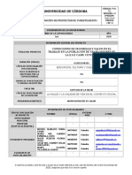 FORMATO FINV 011 Avance Proyecto Entrega Final