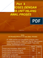 HPP Proses Unit Hilang Awal Proses