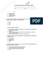 EXAMEN TRABAJO EN CALIENTE Y TRABAJOS DE SOLDADURA