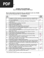 Learning Style Inventory