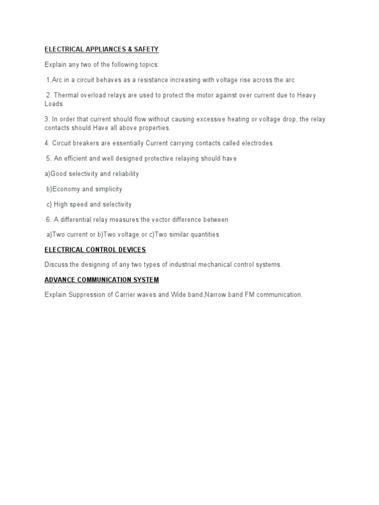 Electrical Appliances PDF