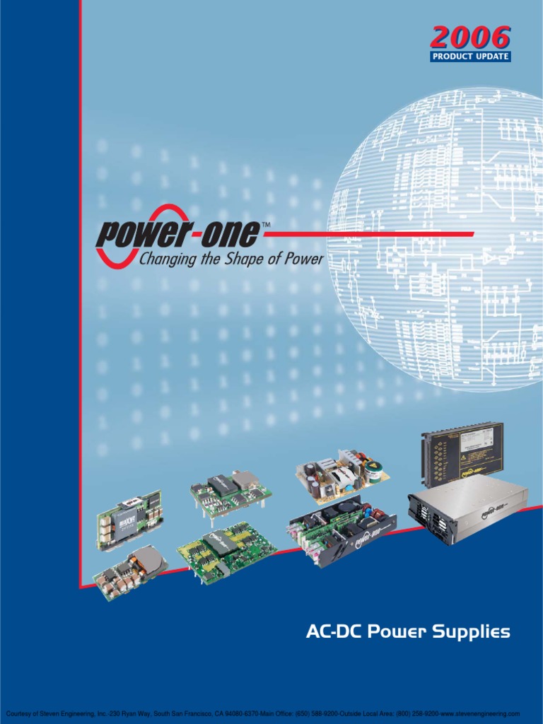 AC-DC Power Supplies: Product Update | PDF | Amplifier | Rectifier