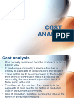 Cost Analysis