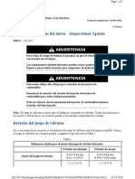 Regulación de Válvula Motor C27