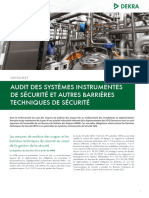 Dekra Process Safety Datasheet Audit Des Systemes Instrumentes de Securit Et Autres Barrieres Techni