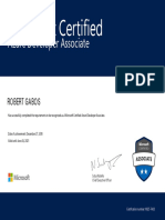 Microsoft Certified Azure Developer Associate