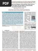 Utilization of Sugarcane Bagasse Ash and Rice Husk Ash On Compressive Strength and Durability of Sustainable Pavement Quality Concrete