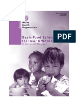 Basic Food Safety For Health Workers