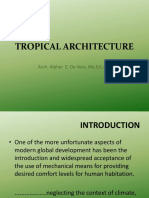 Tropical Architecture: Arch. Alpher E. de Vera, Ma - Ed.,uap